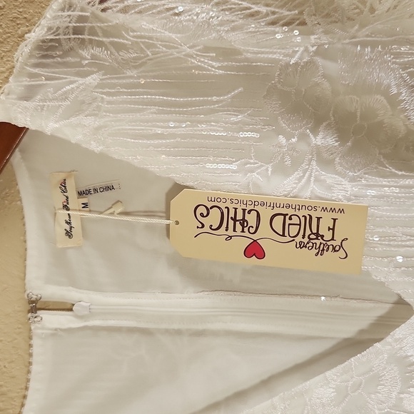 Southern Fried Chics White Maxi Dress - Picture 6 of 12